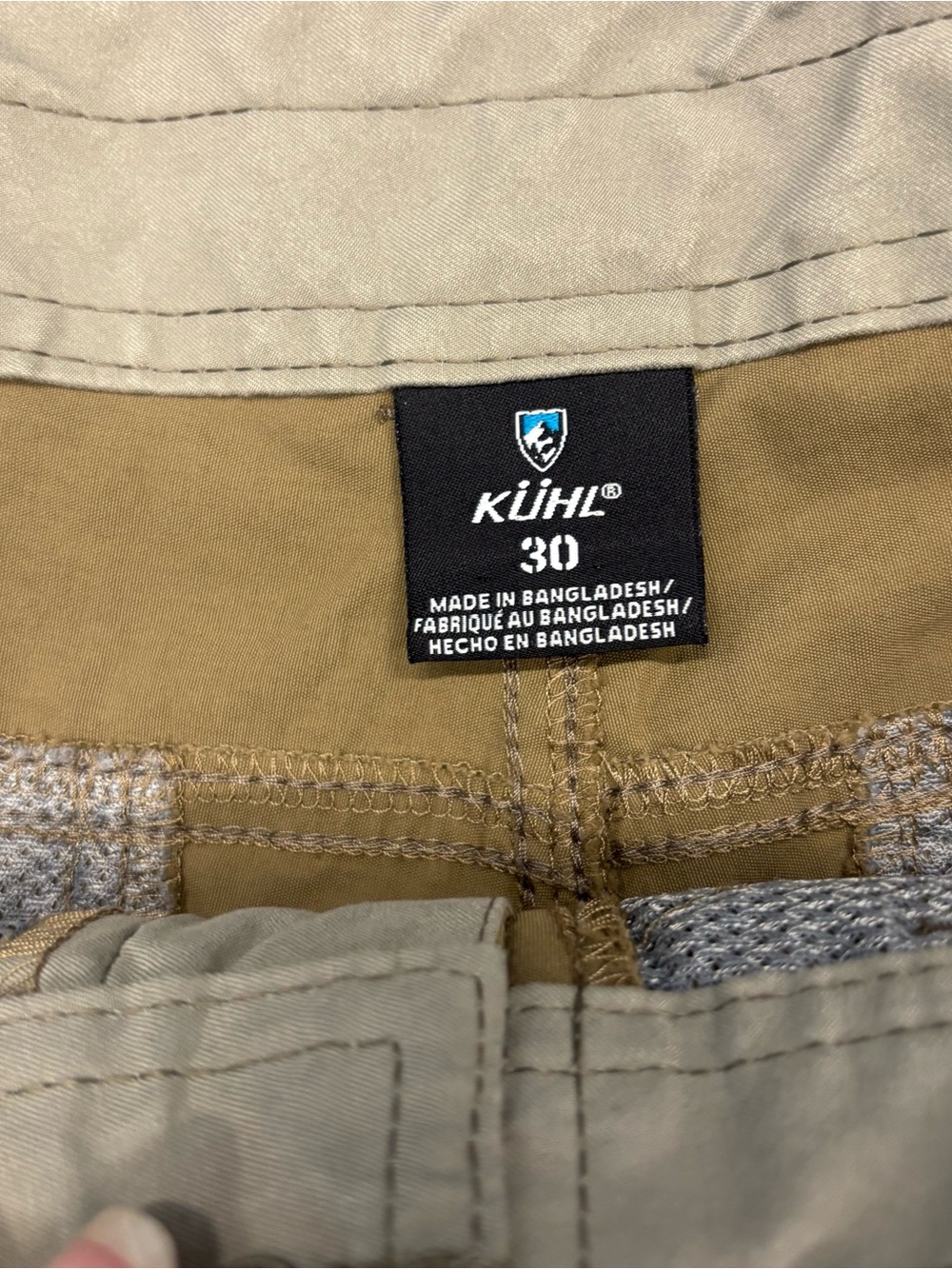Kuhl Renegade Shorts size‎ 30 khaki - Picture 6 of 10